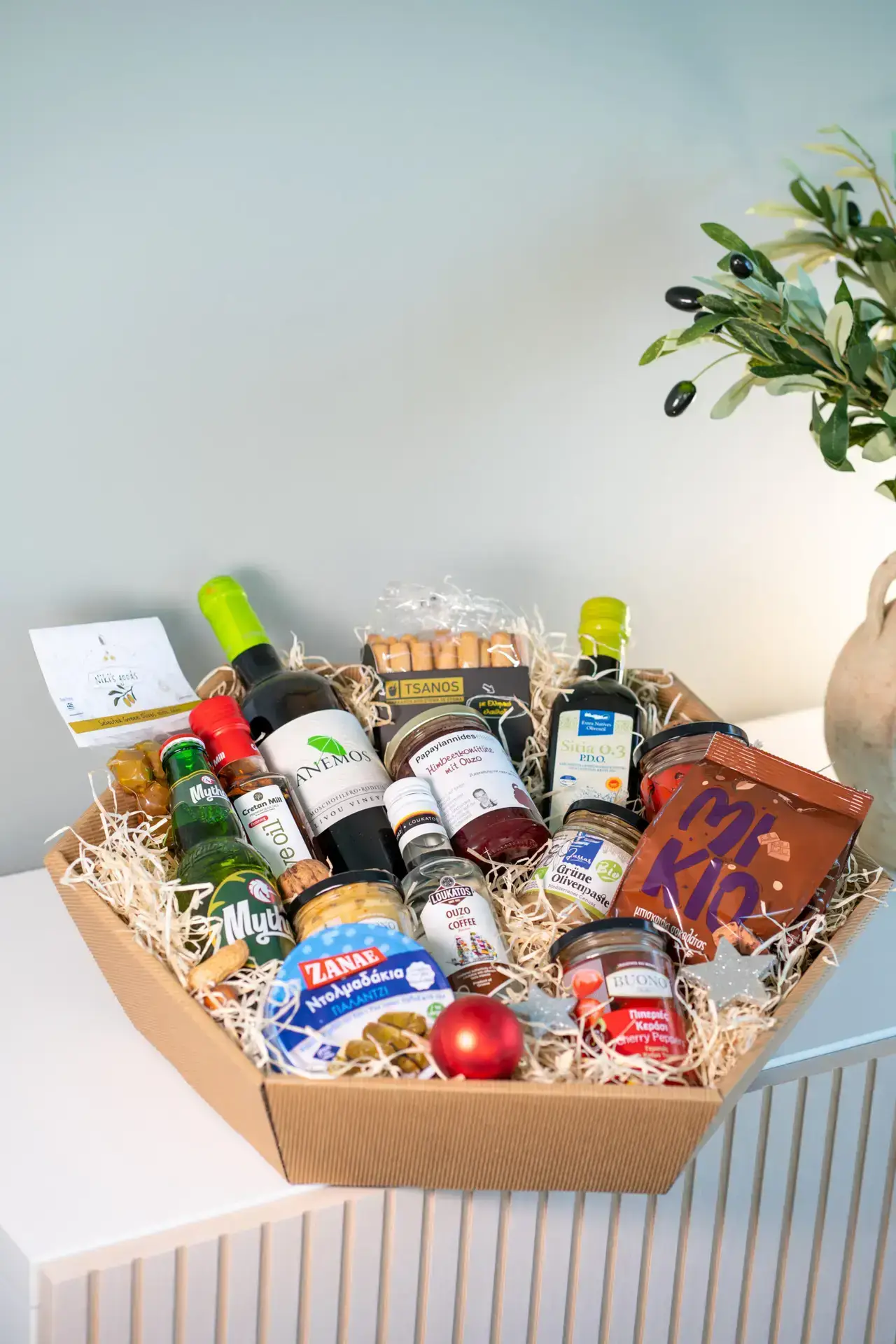 die griechischen Geschenkkörbe