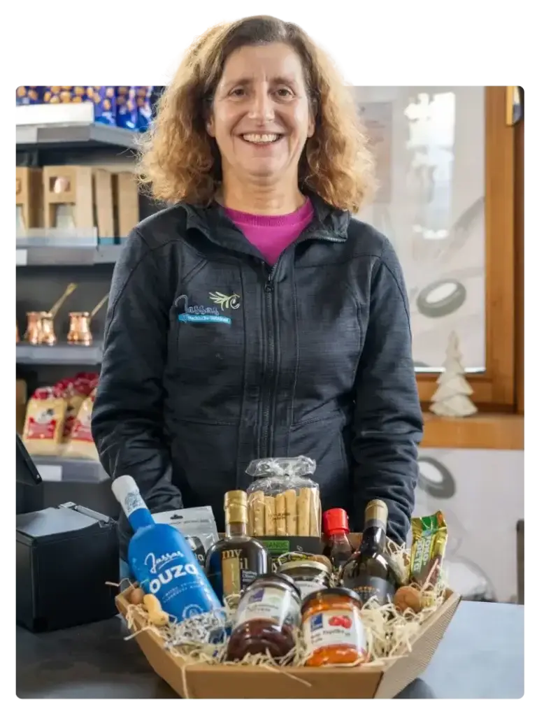 griechische Geschenkkörbe